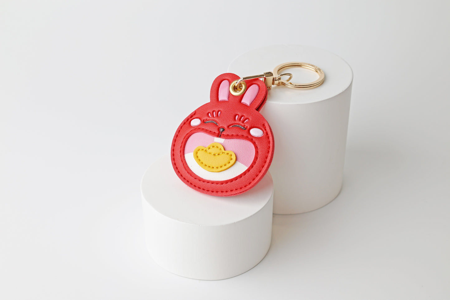 Pet Name Tracker Holder - Bunny Charm 兔兔守福