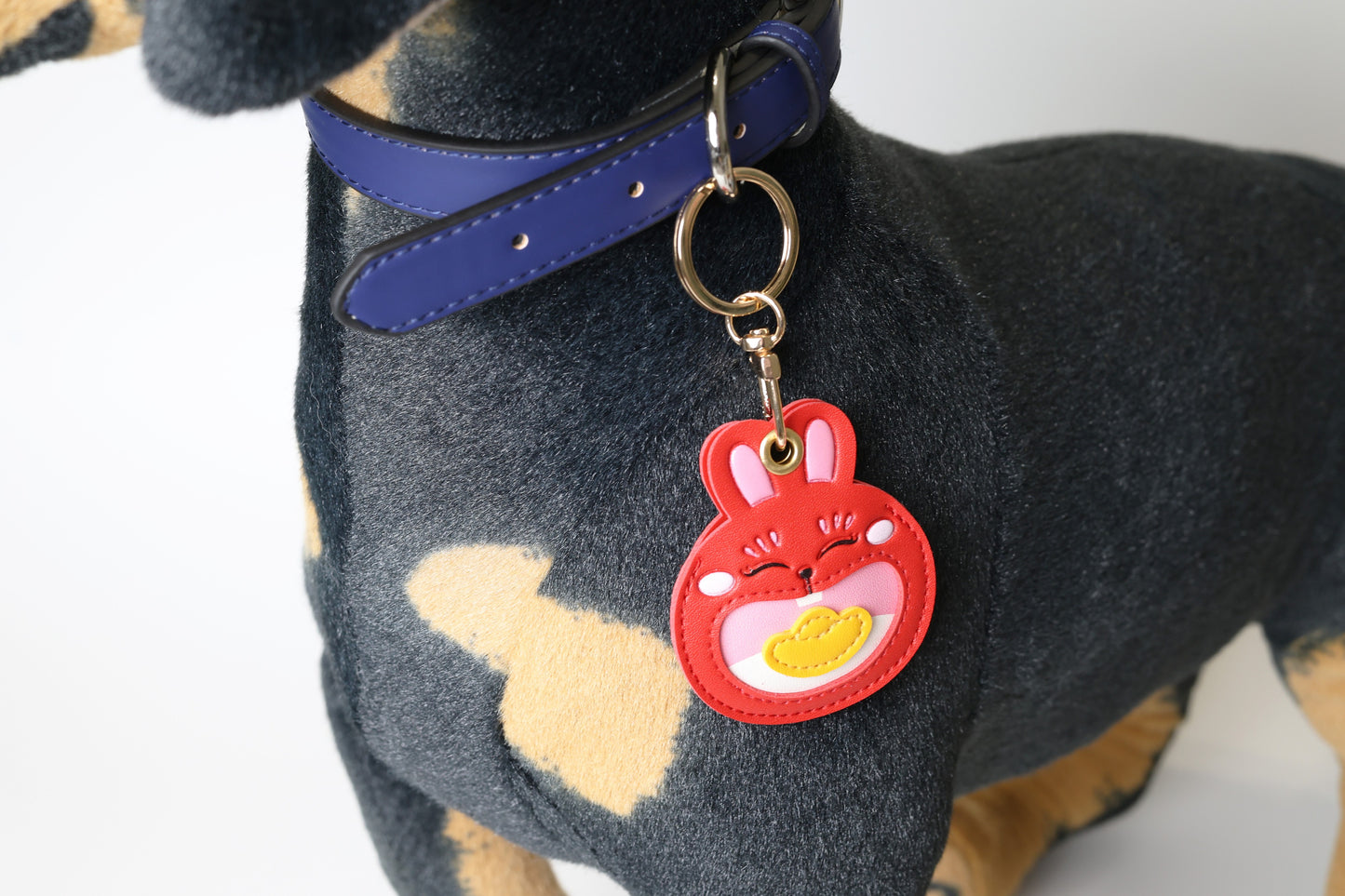 Pet Name Tracker Holder - Bunny Charm 兔兔守福