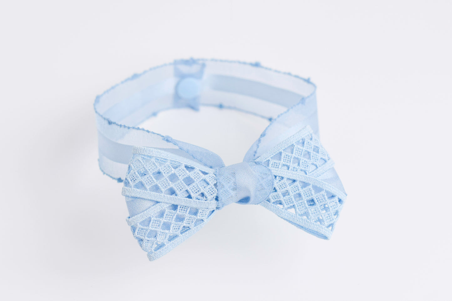 BowTie - Checker Bleu